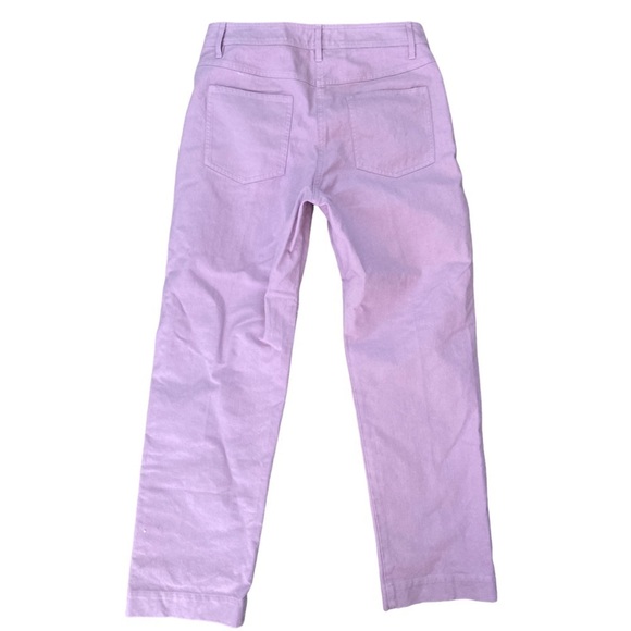 Hartford Cotton Twill High Rise Denim Jeans Lilac - Picture 3 of 8